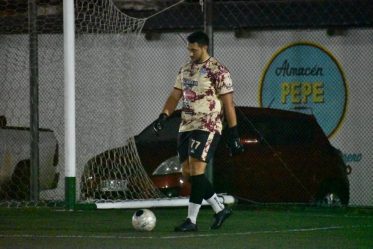 Saque desde el arco Nahuel Martinez
