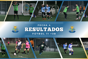 Portada para artículo Resultados fútbol 11 +38. Fecha 4.