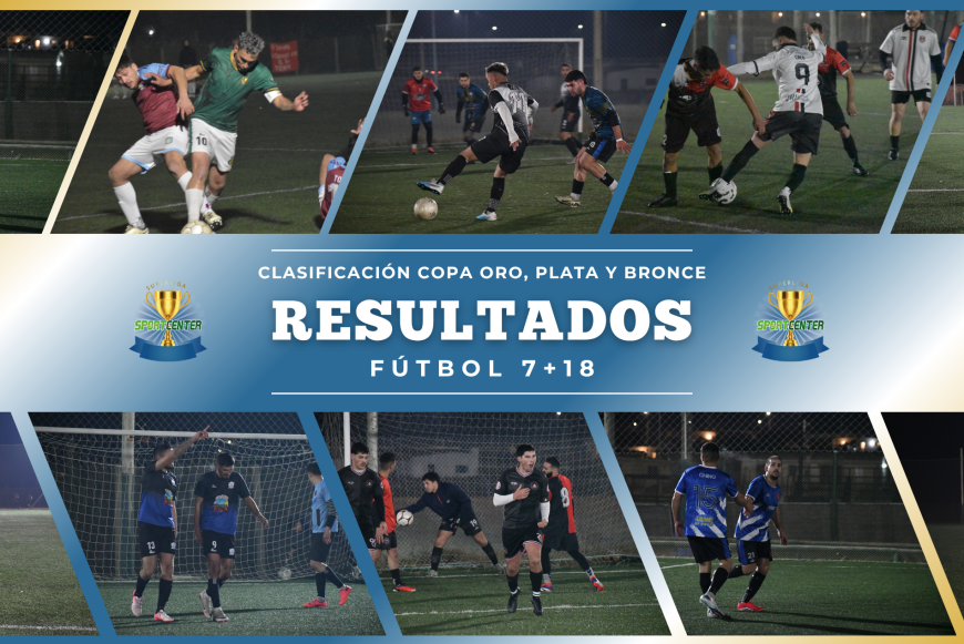 Portada para el artículo Resultados f7 +18. Clasificación copa ORO,PLATA,BRONCE