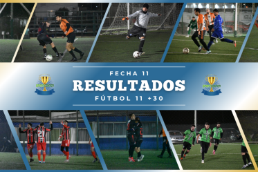 Portada para el artículo de los resultados fecha 11 del torneo +30