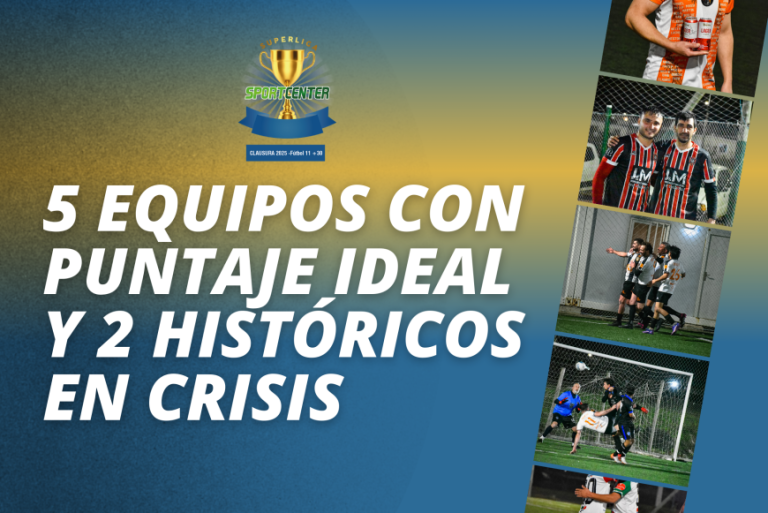 Cinco equipos con puntaje ideal y ¿dos históricos en crisis?