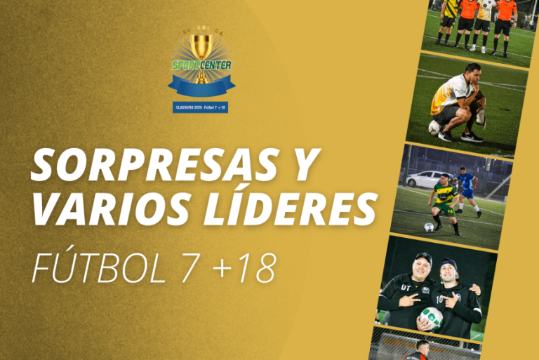 Sorpresas y varios líderes en Fútbol 7 Torneo Clausura