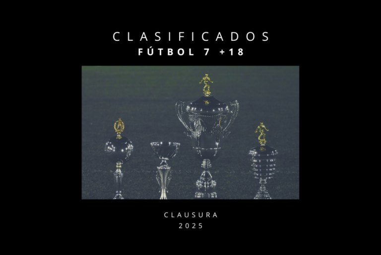 Los Clasificados en Fútbol 7 + 18